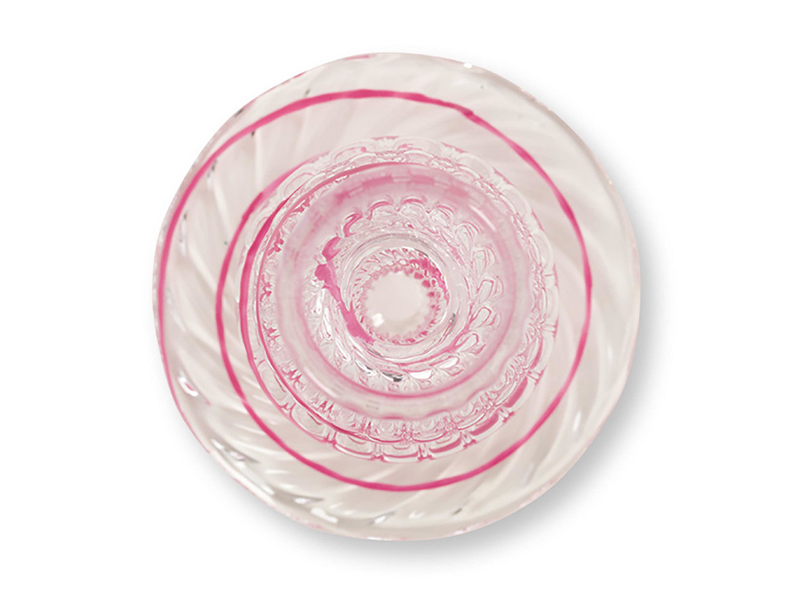 PIP STUDIO Swirl Pink Glas Kerzenständer 22cm - Produktbild 3