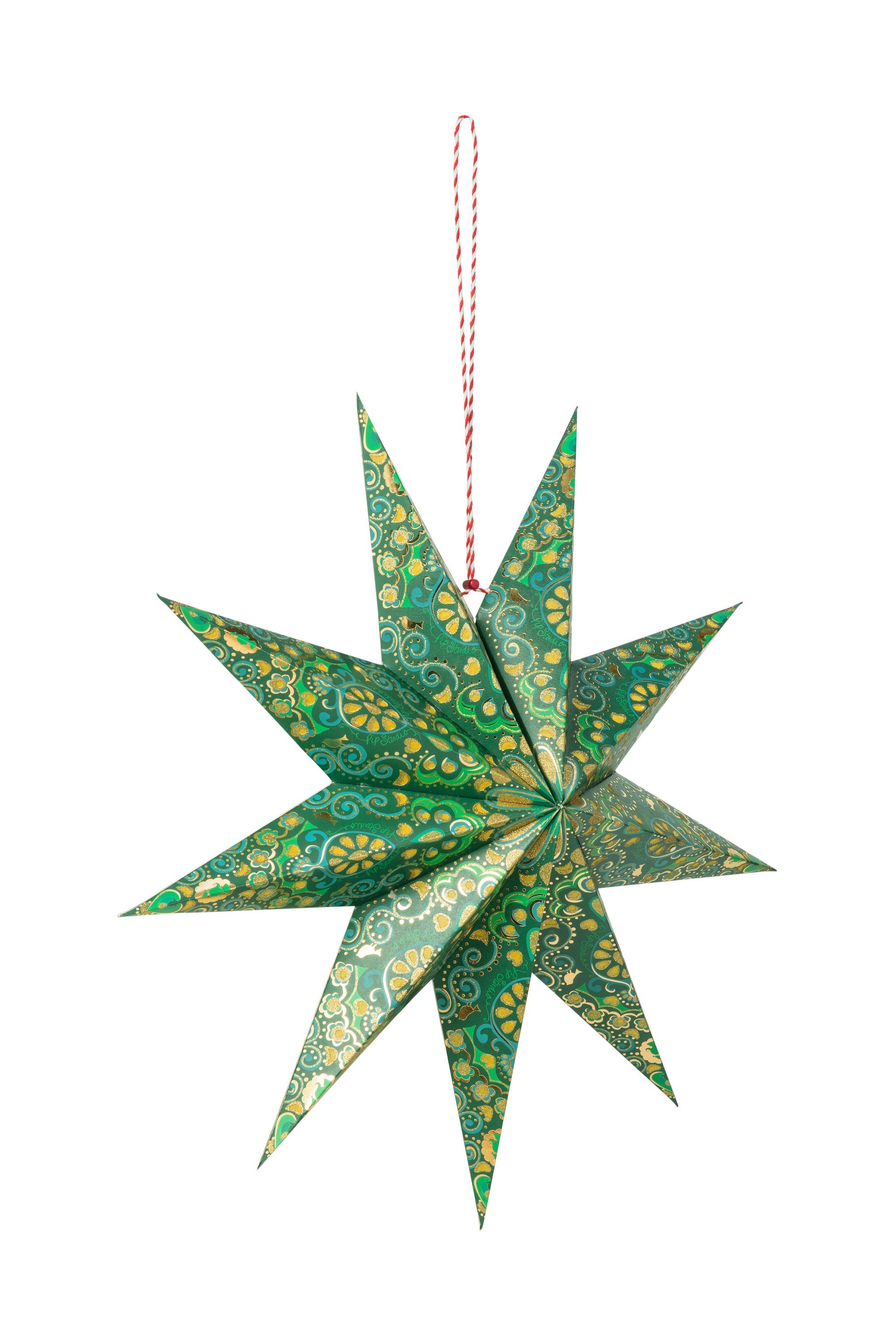 PIP STUDIO Christmas Weihnachtsstern dunkelgrün 60cm - Produktbild 2