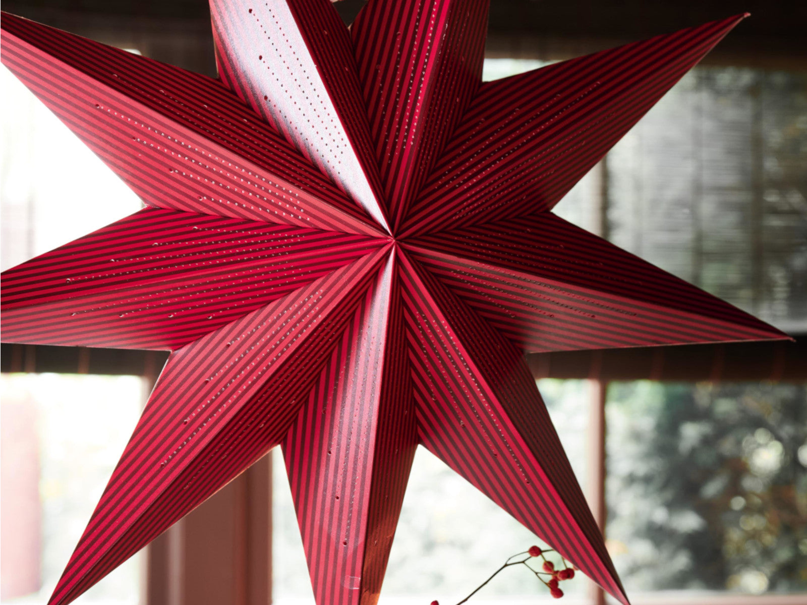 PIP STUDIO Christmas Weihnachtsstern dunkelrot 60cm - Produktbild 3