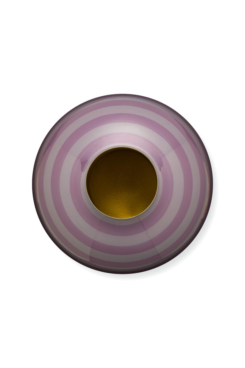 PIP STUDIO Home Deco Stripes Metal Vase lila 32cm - Produktbild 2