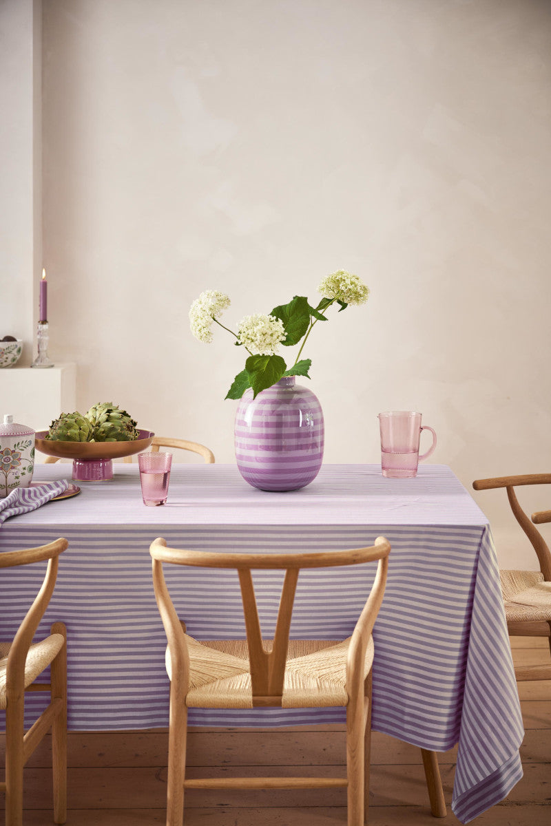PIP STUDIO Home Deco Stripes Metal Vase lila 32cm - Produktbild 3