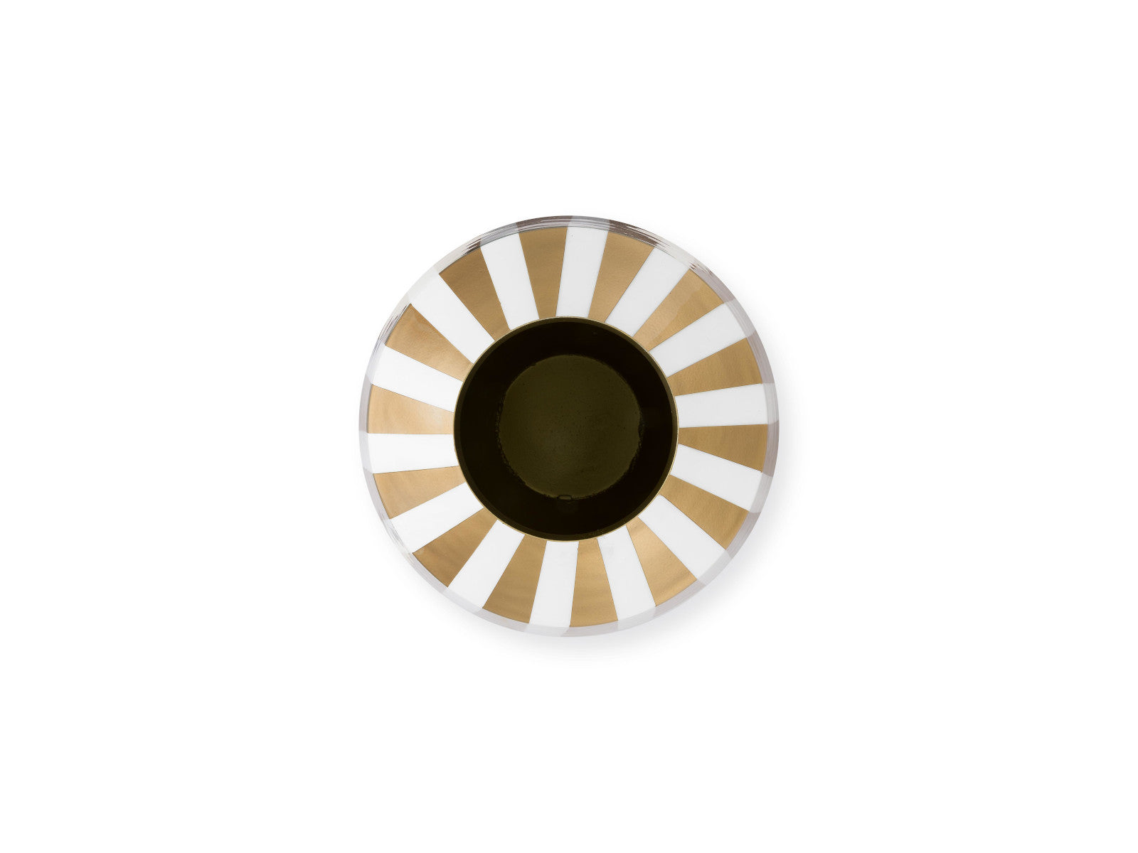 PIP STUDIO Vase Metall Stripes weiß-gold 35cm - Produktbild 2