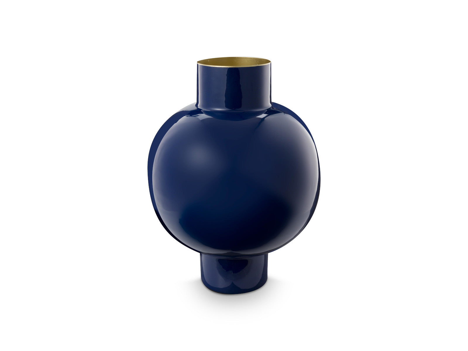 PIP STUDIO Vase Metall groß Royal blue 31,5x42cm