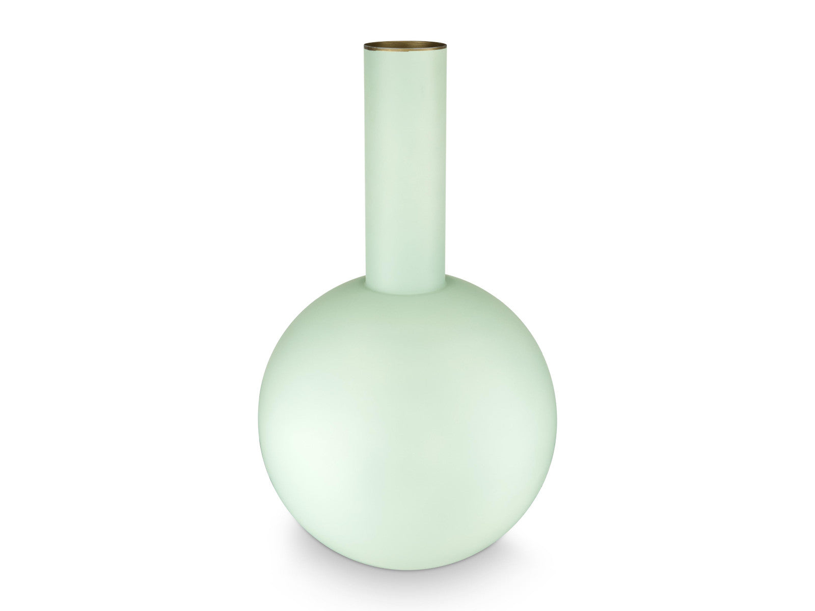 PIP STUDIO Vase Metal Large Matt Light Blue 24.5x42cm