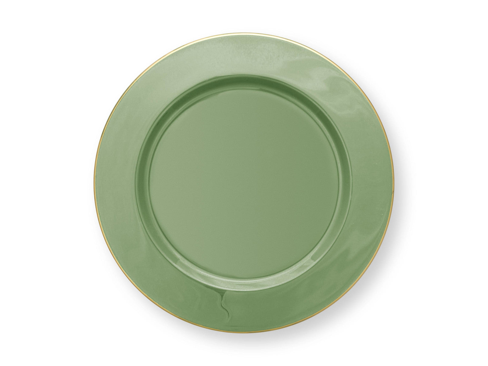 PIP STUDIO Mid Green Tablett Metal 32cm