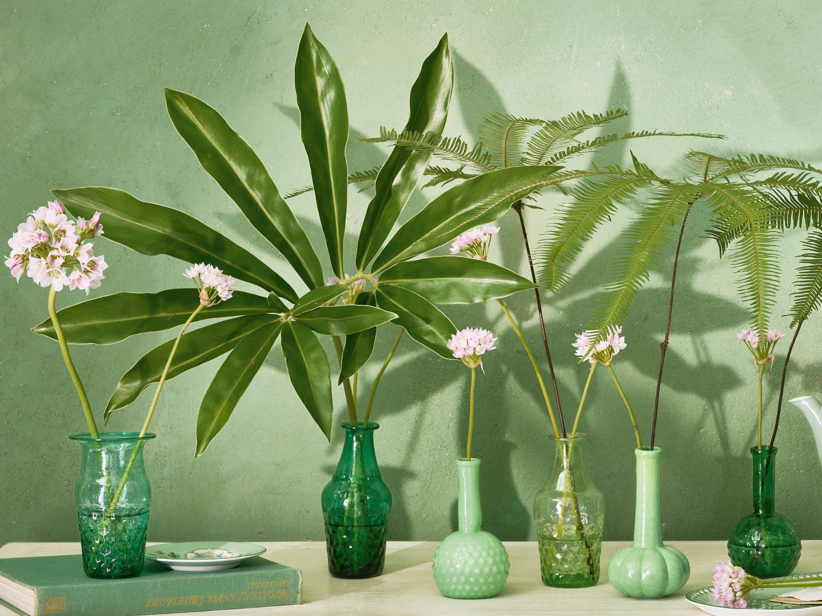 PIP STUDIO Vases Glass Blue-Green Set3 - Produktbild 12