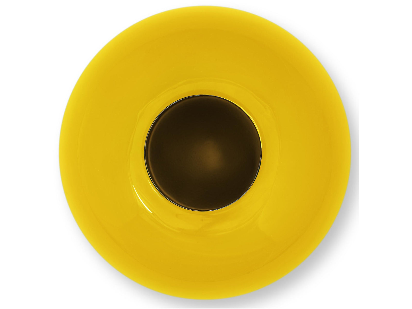 PIP STUDIO Vase Metall Yellow 23cm - Produktbild 2