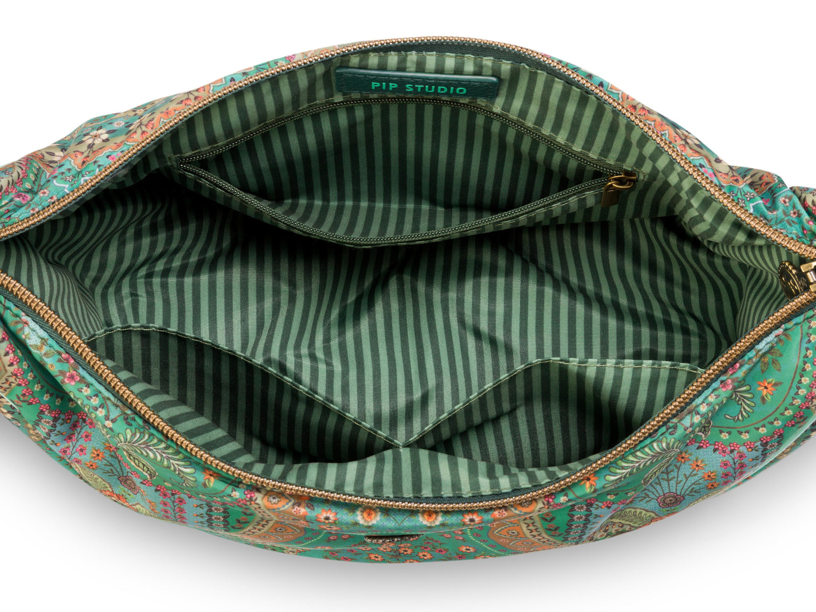 PIP STUDIO Freya Jabali Green Halbmond Umhängetasche 34x10x16cm - Produktbild 3
