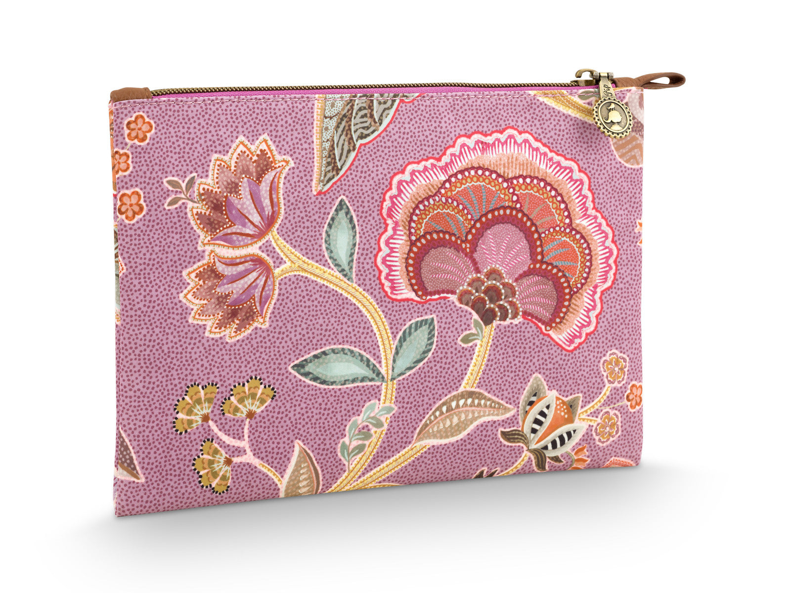 PIP STUDIO Charly Kosmetiktasche flach medium Matata lila 24x1x15.5cm - Produktbild 2