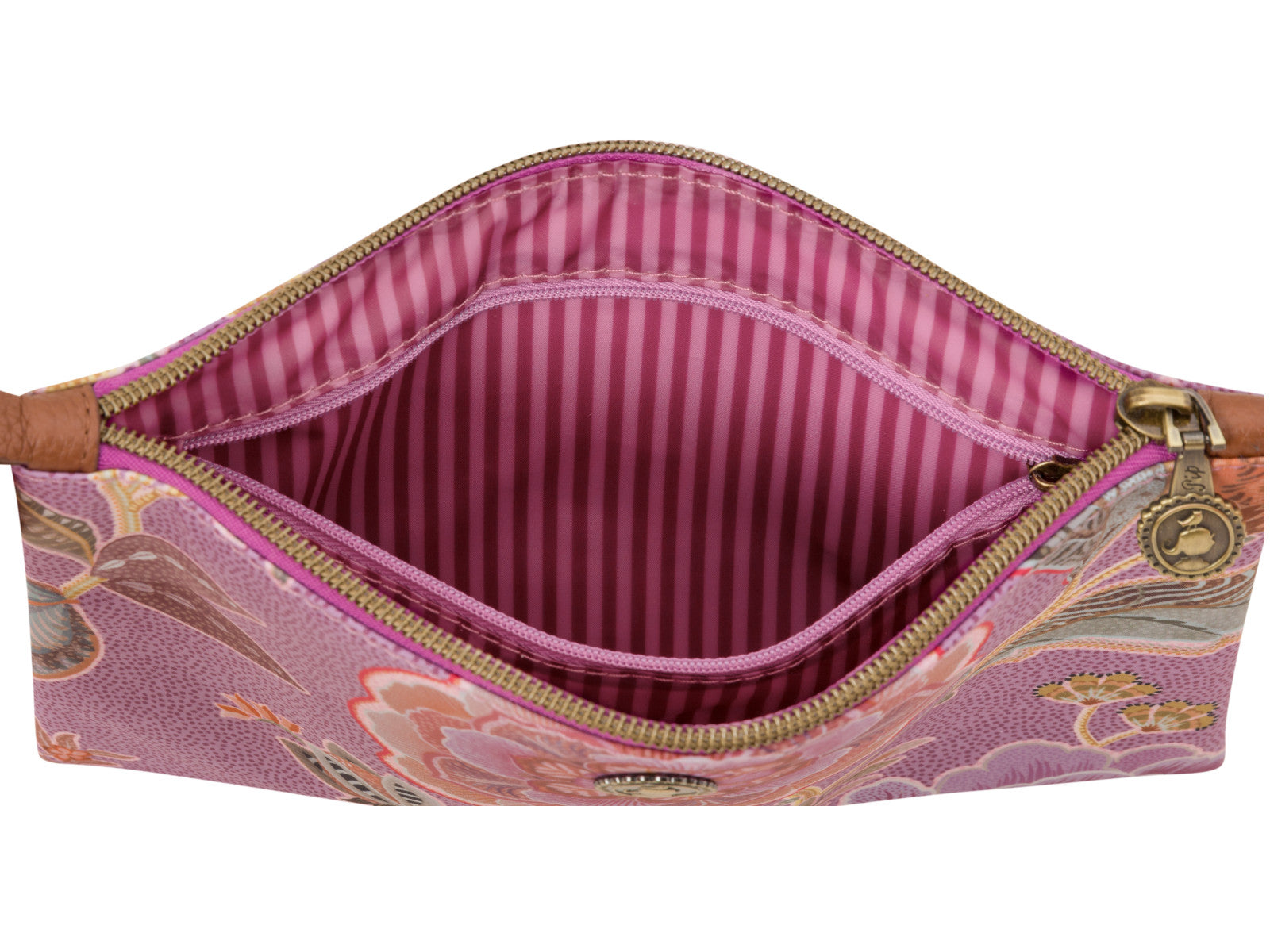 PIP STUDIO Charly Kosmetiktasche flach medium Matata lila 24x1x15.5cm - Produktbild 3