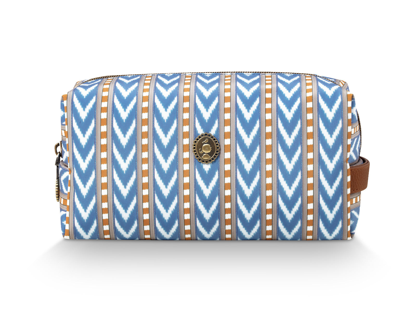 PIP STUDIO Coco Kosmetiktasche medium Samba Stripe blau 21,5x10x10,5cm