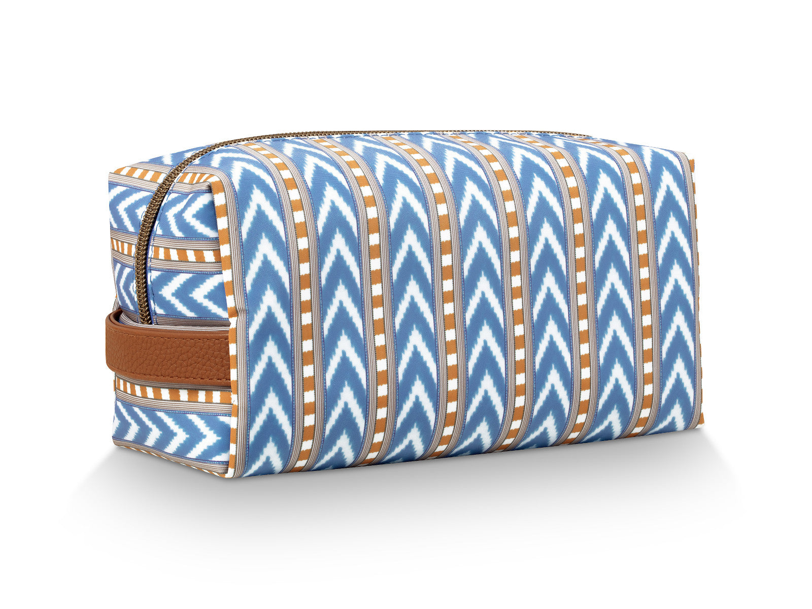 PIP STUDIO Coco Kosmetiktasche medium Samba Stripe blau 21,5x10x10,5cm - Produktbild 2