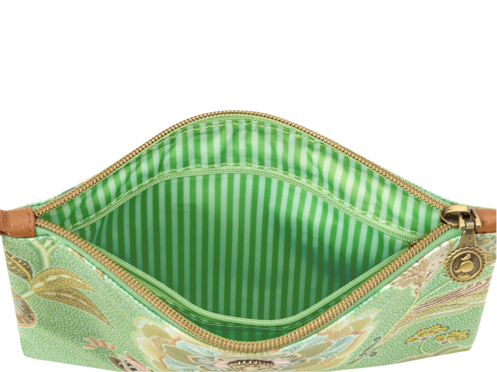 PIP STUDIO Charly Kosmetiktasche flach medium Matata grün 24x1x15.5cm - Produktbild 3