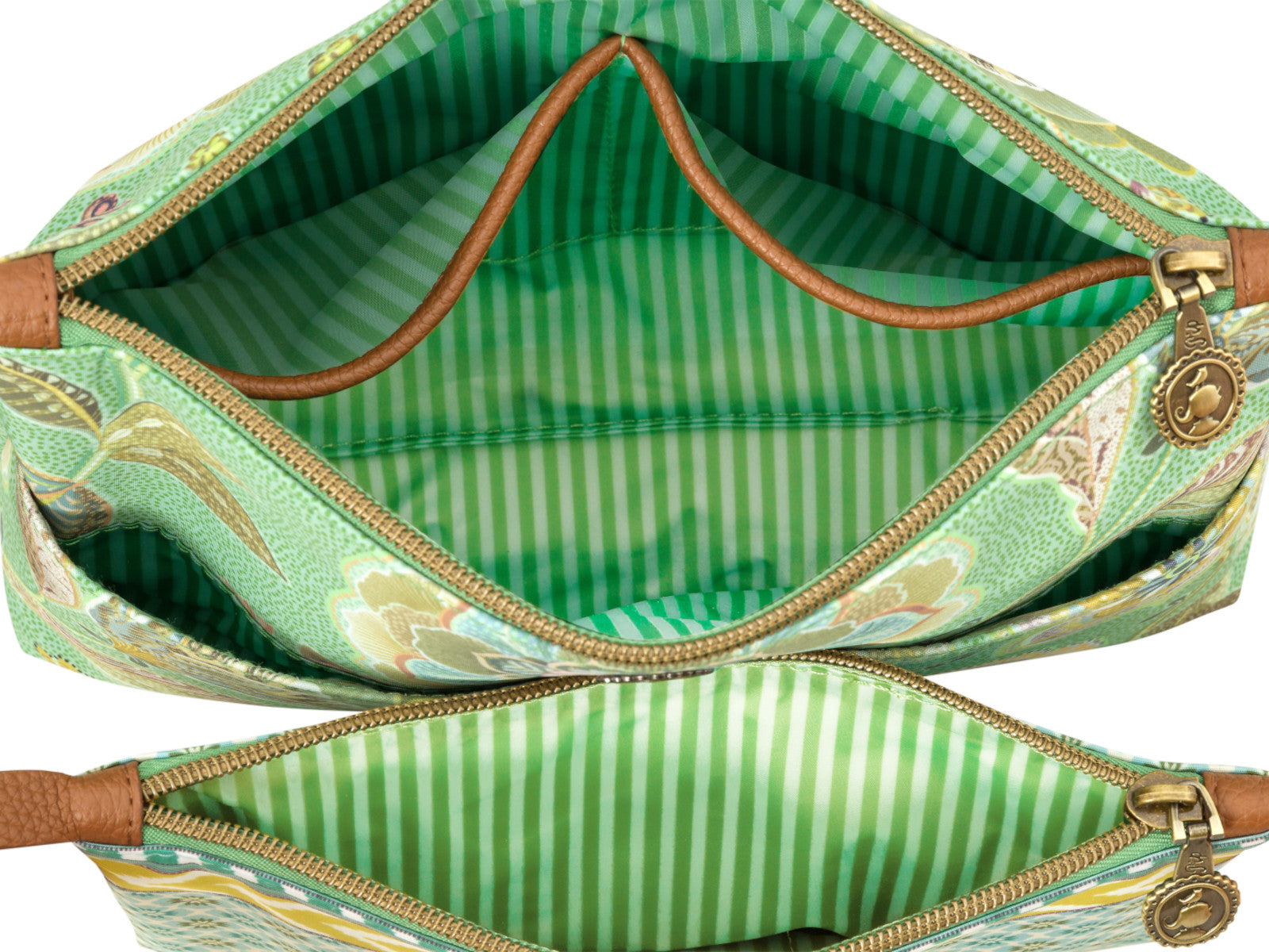 PIP STUDIO Caryn Kosmetiktasche Kombi Matata grün 26x7.5x18cm/22x1x13cm - Produktbild 4
