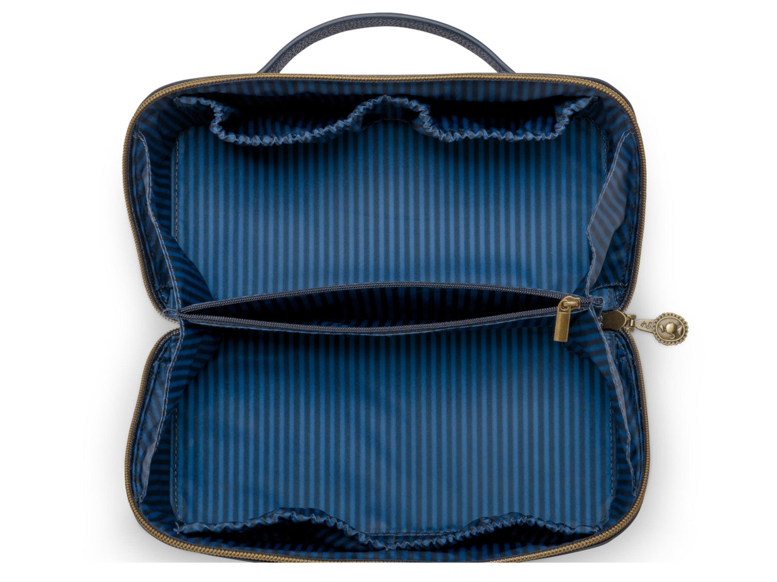PIP STUDIO Cyrille Kosmetiktasche Medium blau 23,5cm - Produktbild 3