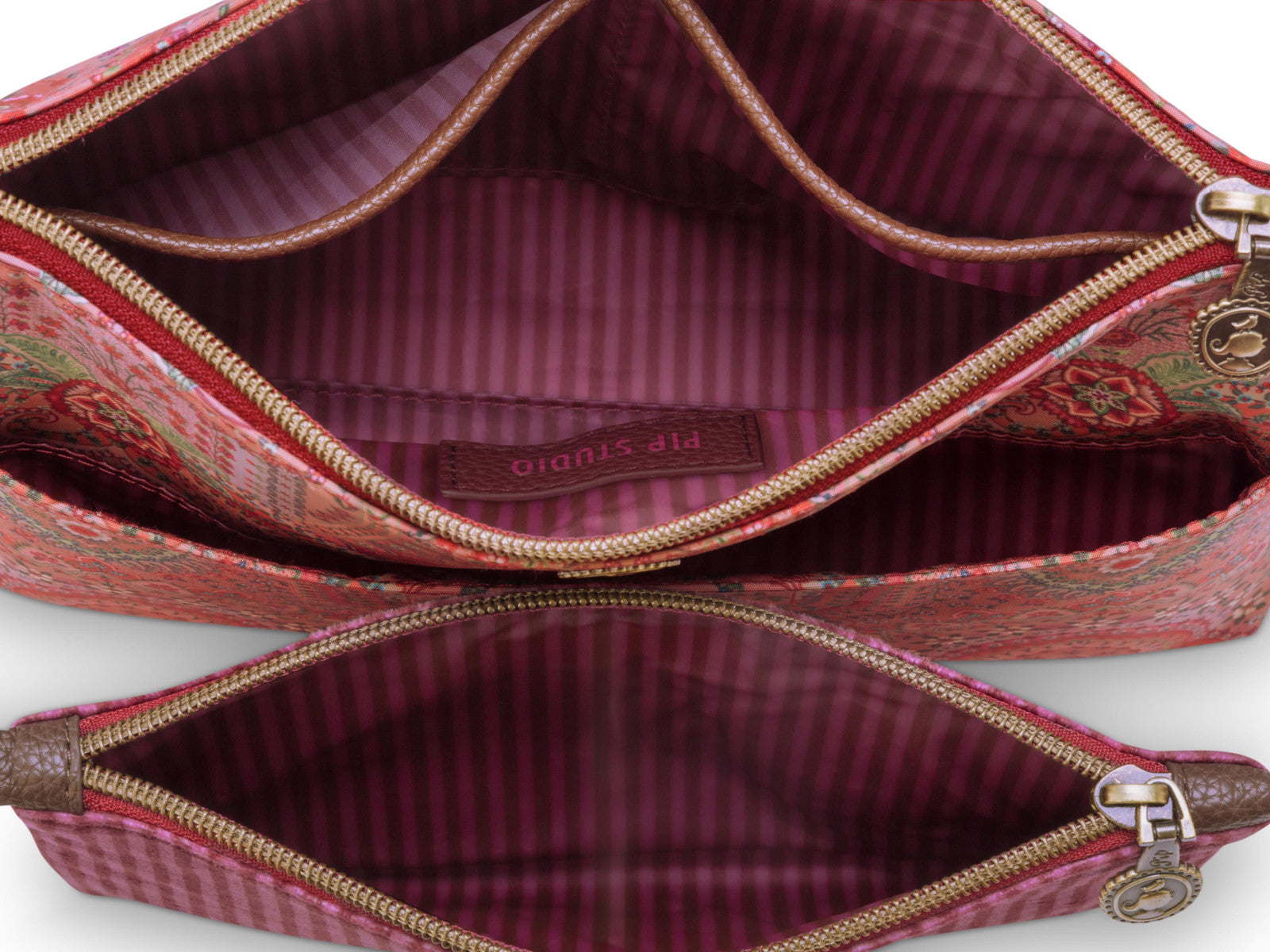 PIP STUDIO Caryn Kosmetiktasche Combi Jabali rot 26cm - Produktbild 4