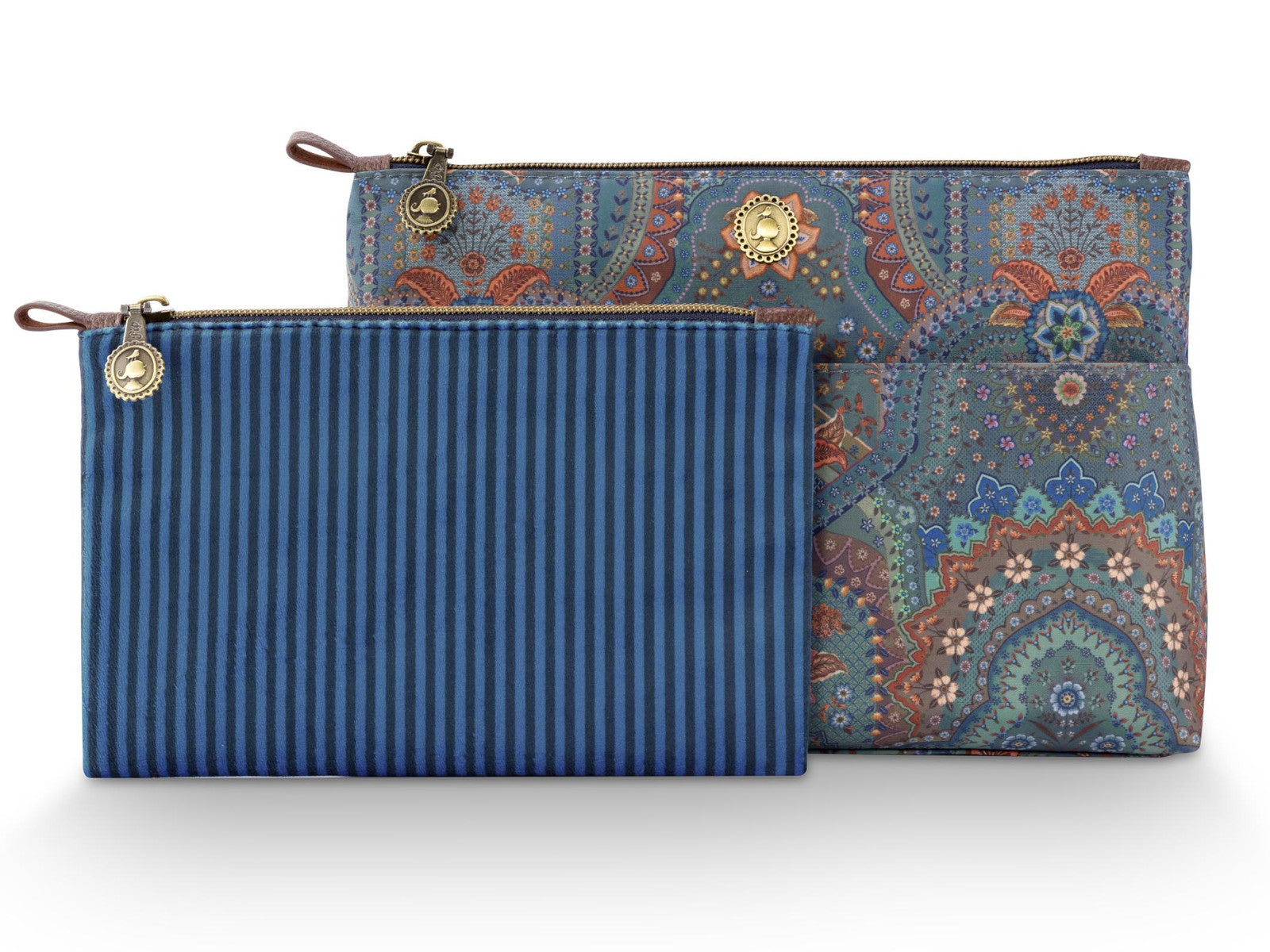 PIP STUDIO Caryn Kosmetiktasche Combi Jabali blau 26cm - Produktbild 3