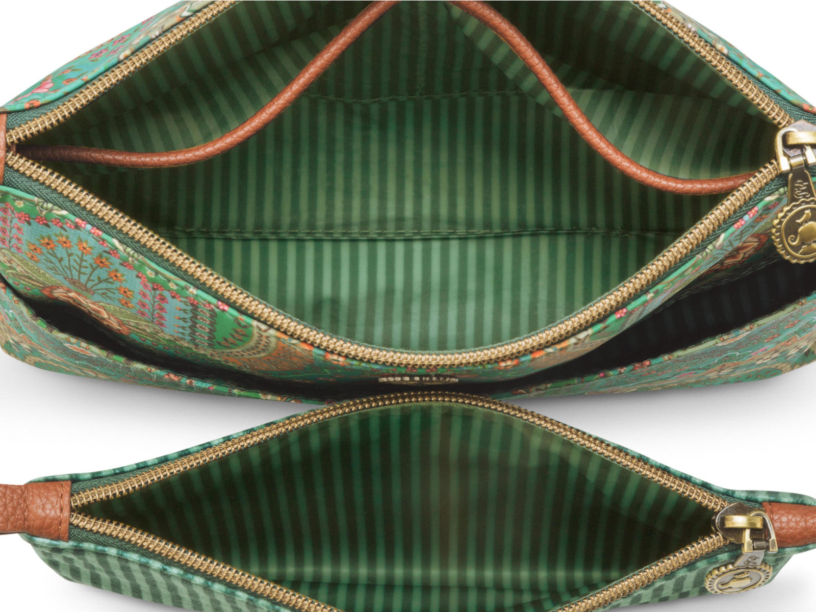 PIP STUDIO Caryn Kosmetiktasche Combi Jabali grün 26cm - Produktbild 4