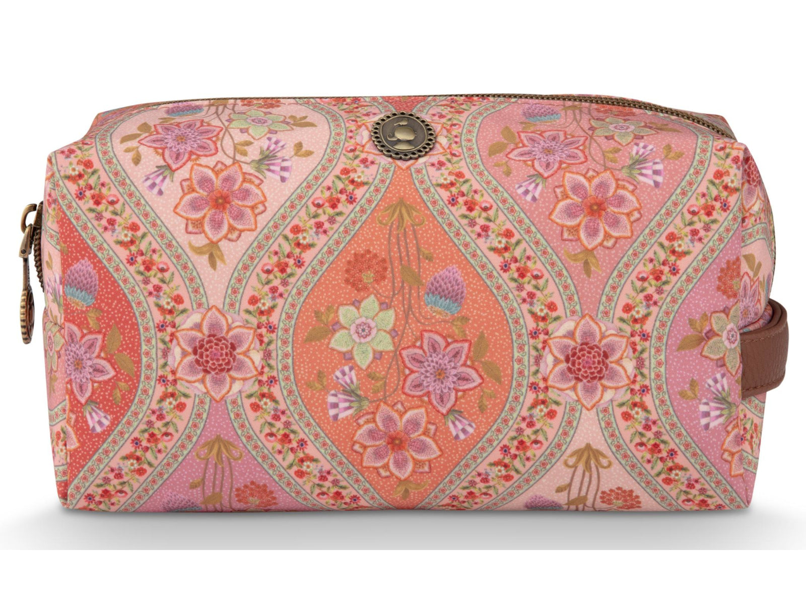 PIP STUDIO Coco Ornamento Orange Kosmetiktasche medium 21,5x10x10,5cm