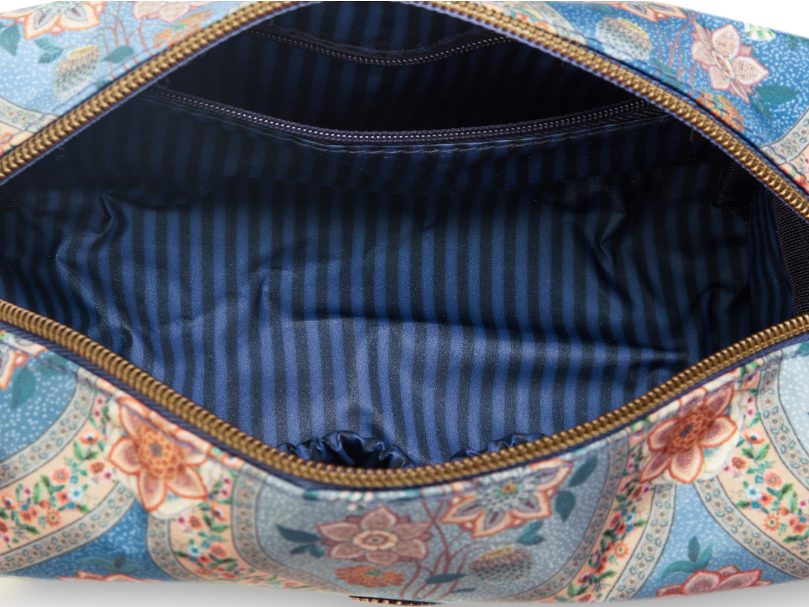 PIP STUDIO Coco Ornamento Blue Kosmetiktasche medium 21,5x10x10,5cm - Produktbild 3