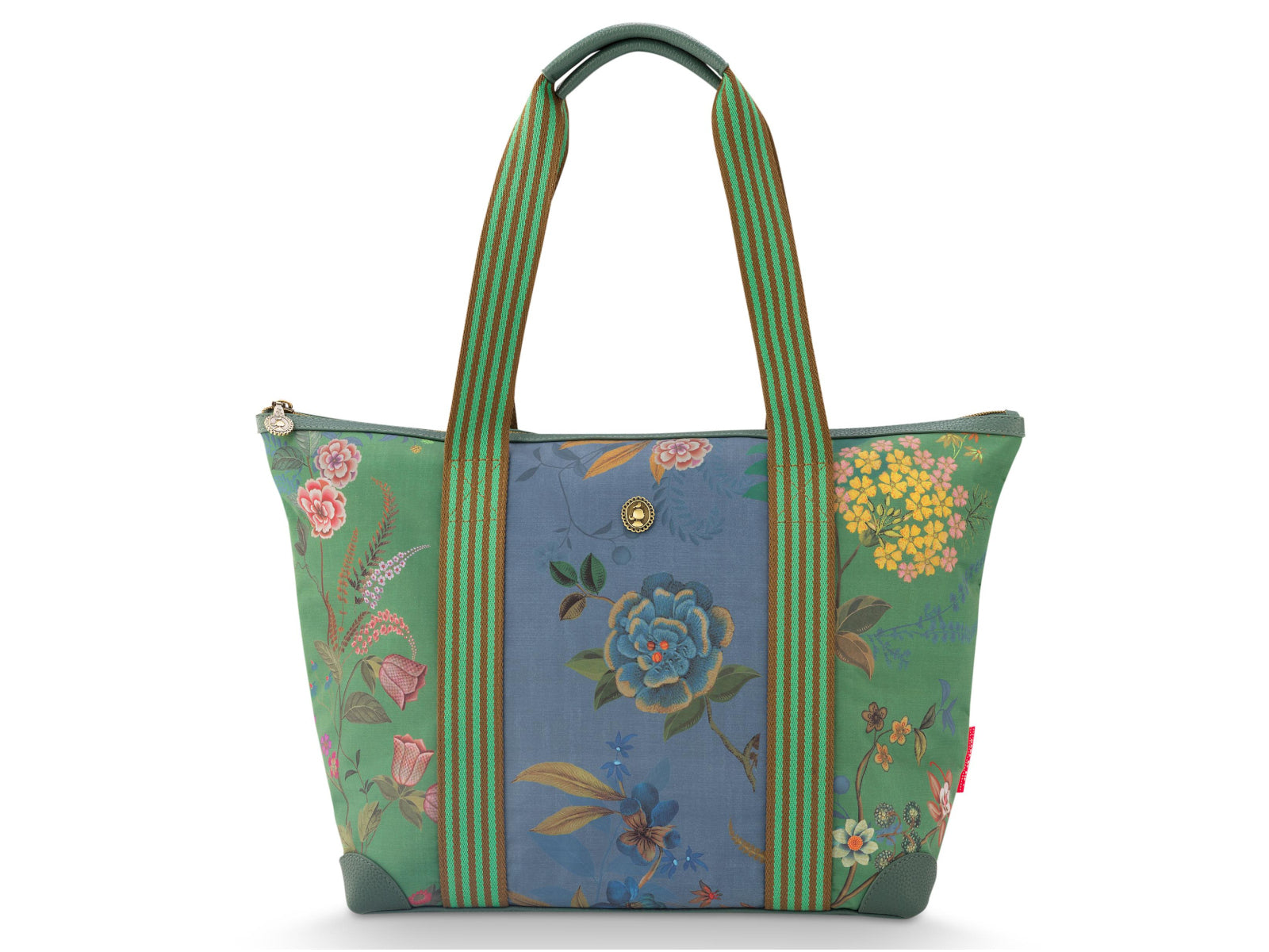PIP STUDIO Tilda Bodhi Flower Green Tragetasche Medium 47x17x37cm