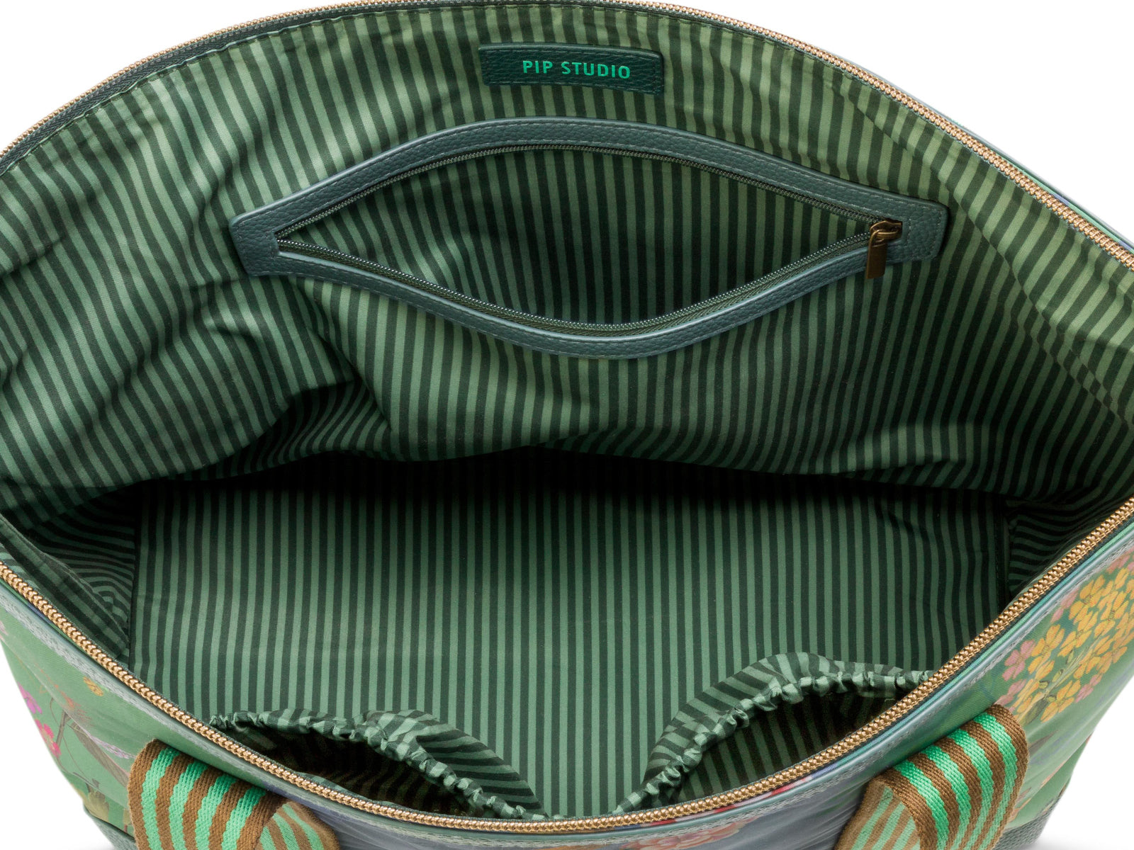 PIP STUDIO Tilda Bodhi Flower Green Tragetasche Medium 47x17x37cm - Produktbild 3