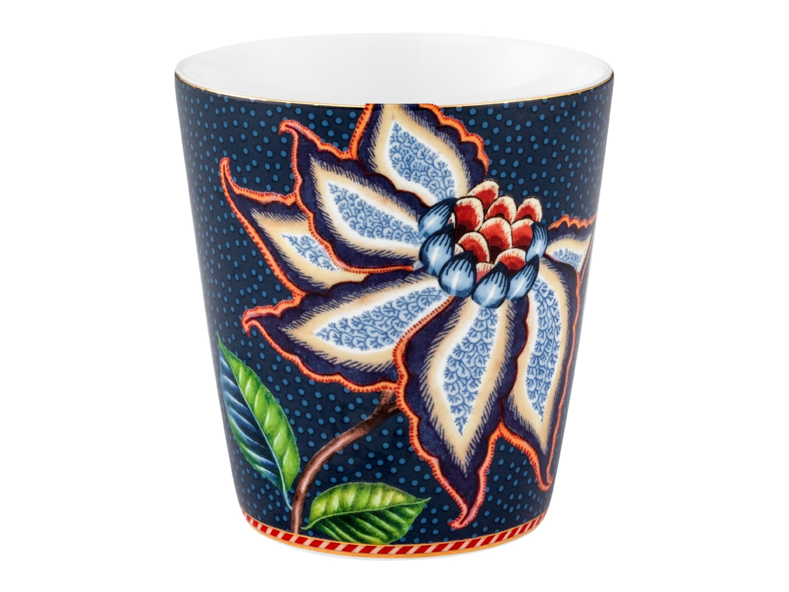 PIP STUDIO Berry Blues Oriental Geschenkset Becher ohne Henkel blau 0,29l 4tlg - Produktbild 3