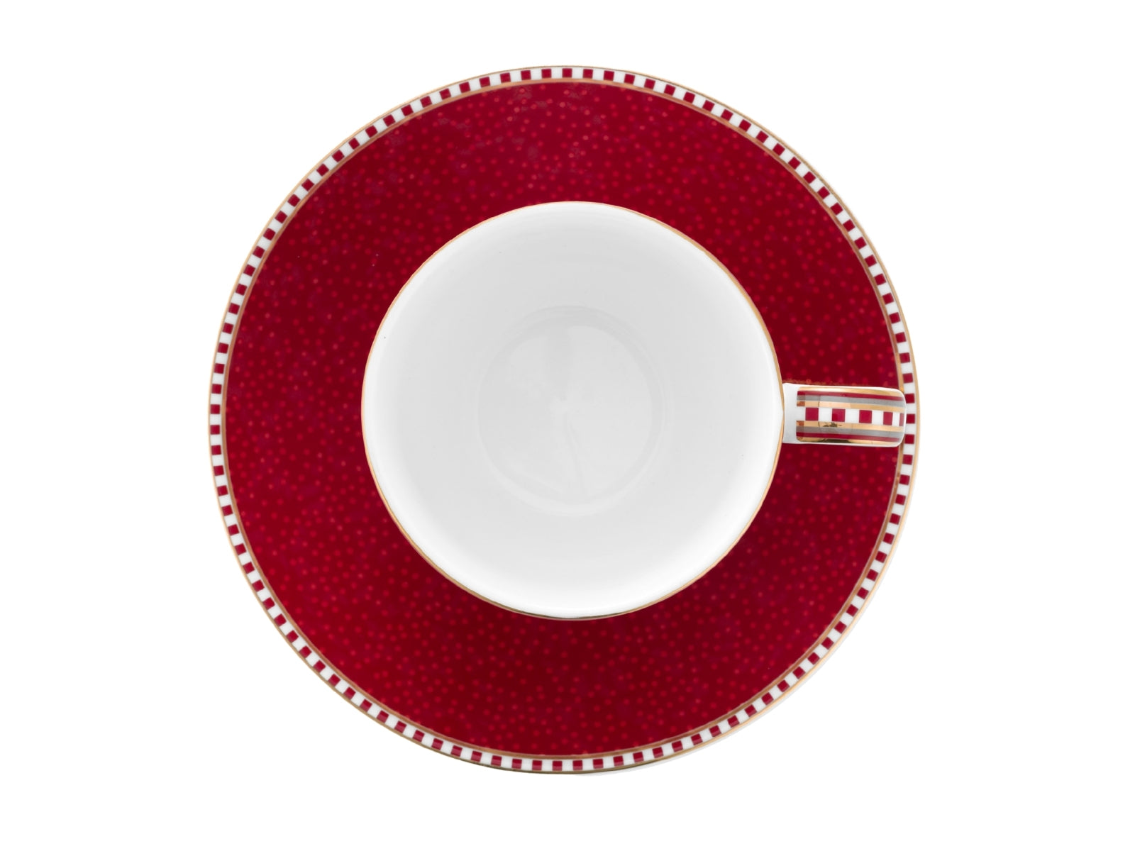 PIP STUDIO Blooming Tales Dark Red Espressotasse mit Untertasse 0,12l Set2 - Produktbild 6