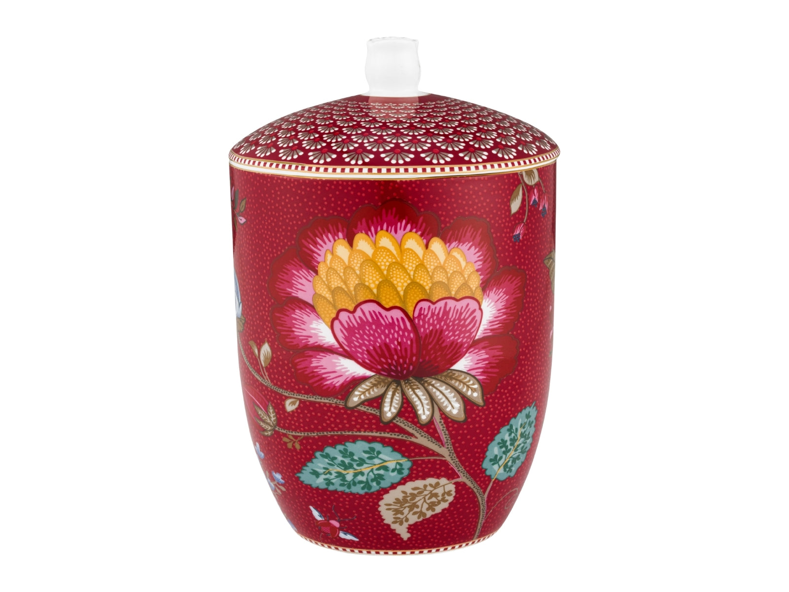 PIP STUDIO Blooming Tales Fantasy Dark Red Aufbewahrungsdose 1,5l
