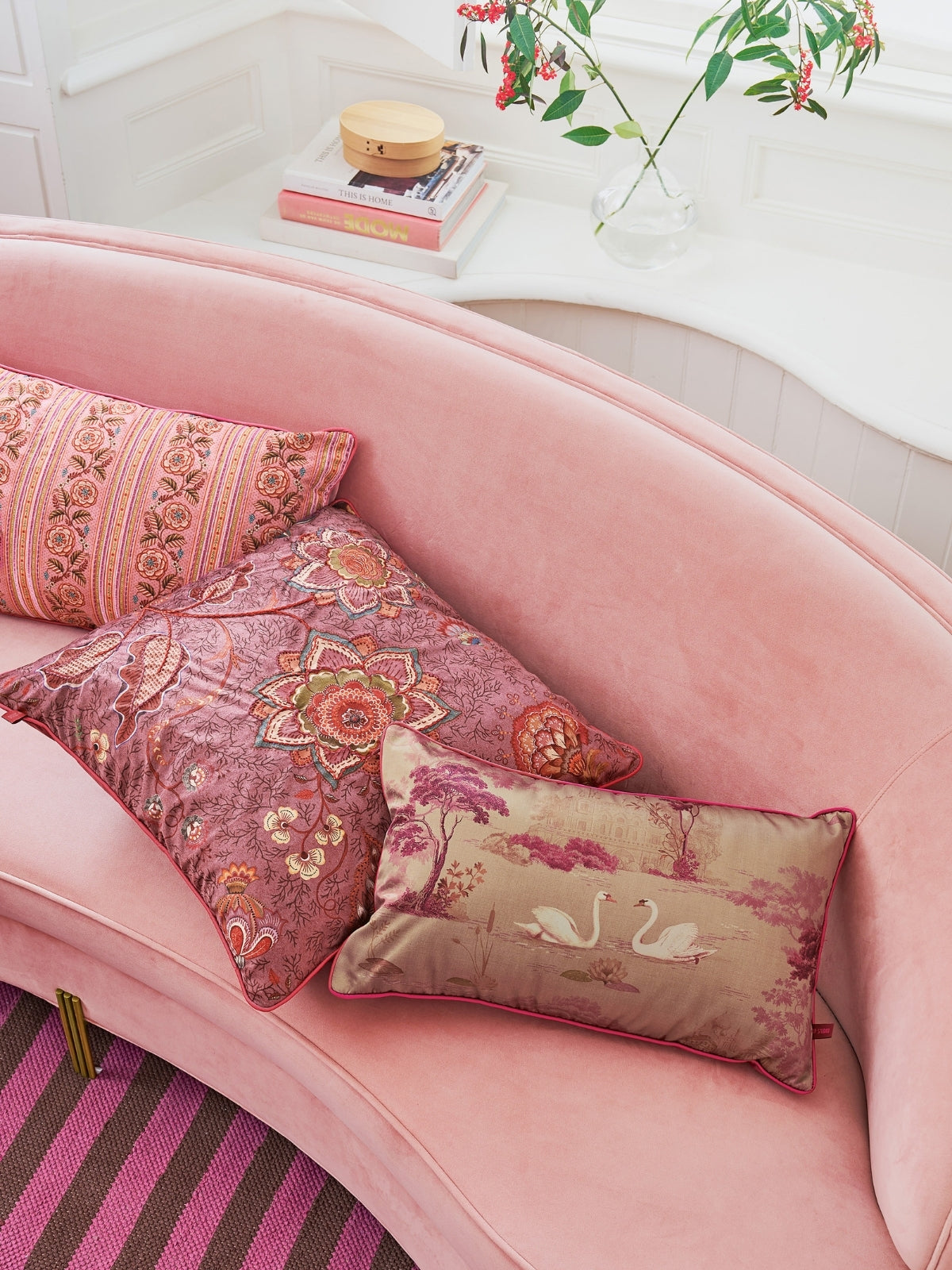 PIP STUDIO Rosa Rani Kissen pink 65x39cm - Produktbild 7
