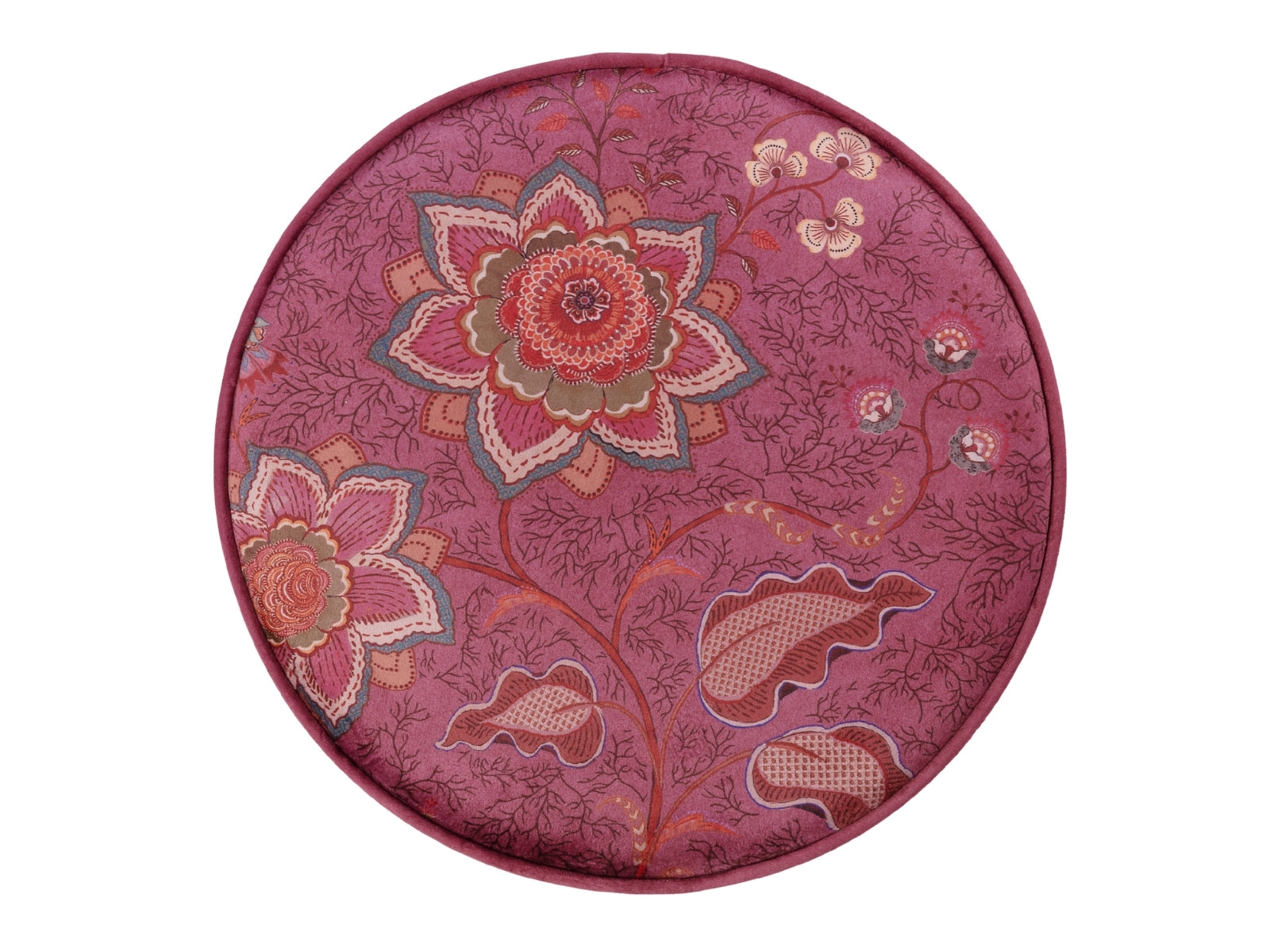PIP STUDIO Mumbai Morning Pouf / Hocker pink 40x45cm - Produktbild 3