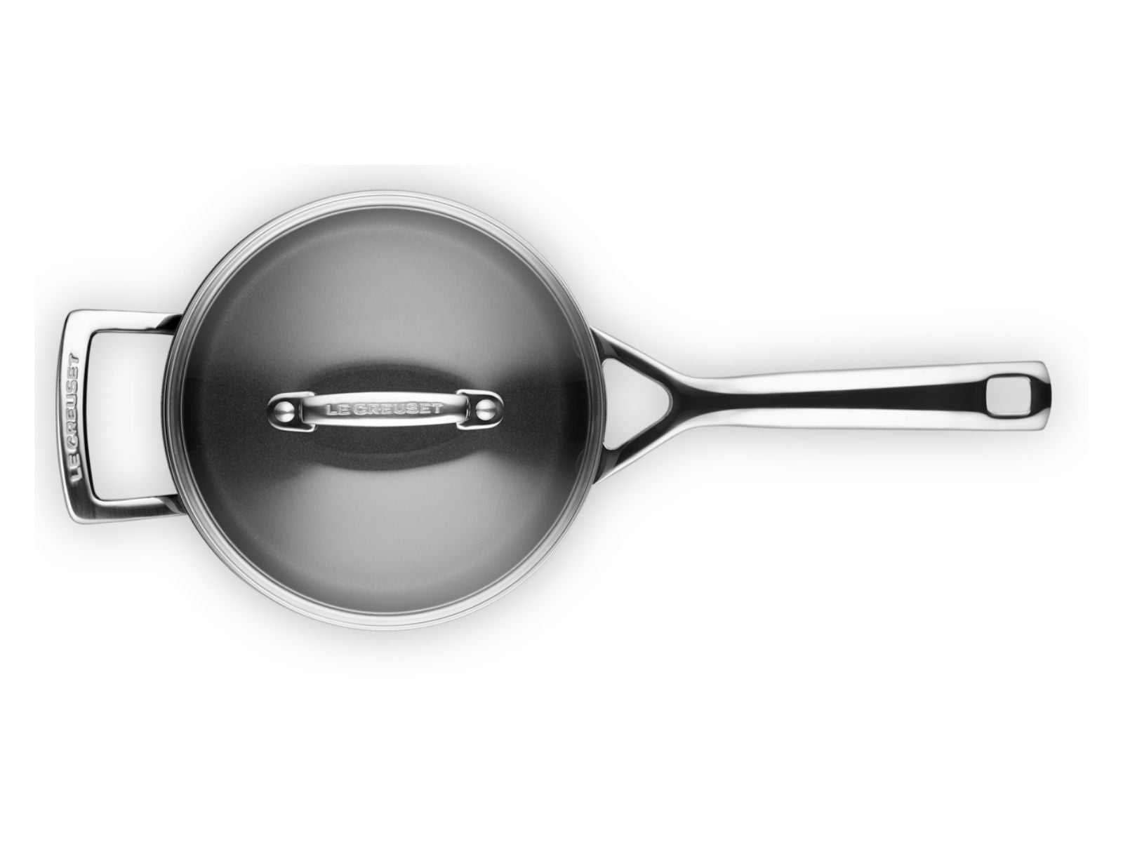Le Creuset Aluminium-Antihaft Profitopf mit Glasdeckel rund 18cm - Produktbild 5