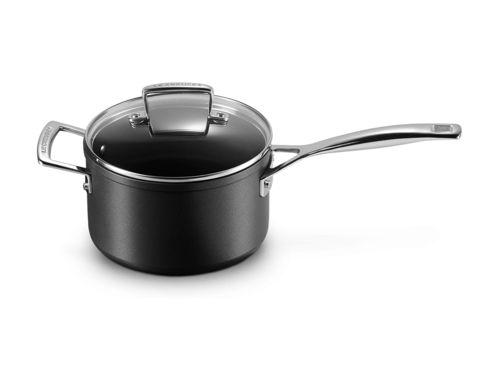 Le Creuset Aluminium-Antihaft Profitopf mit Glasdeckel rund 18cm - Produktbild 3