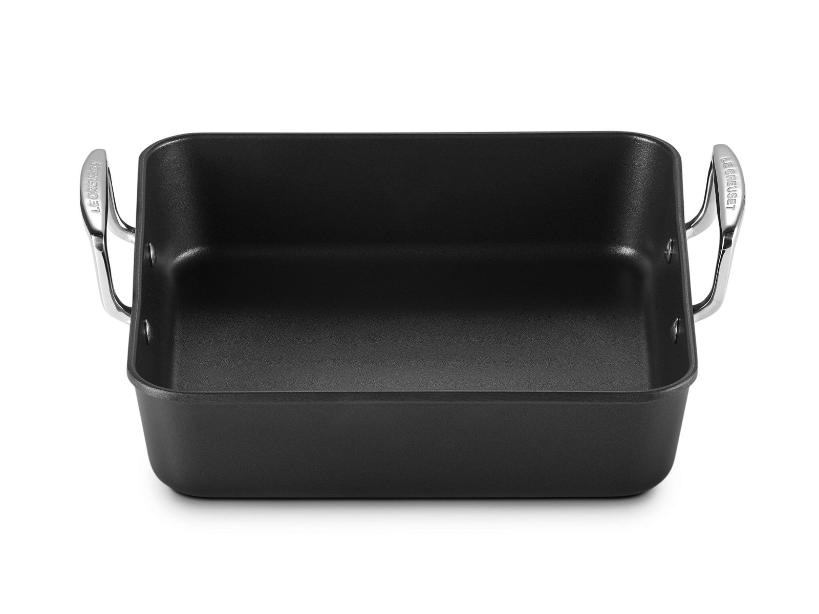 Le Creuset Aluminium-Antihaft Bratreine Signature quadratisch schwarz matt 26cm - Produktbild 3