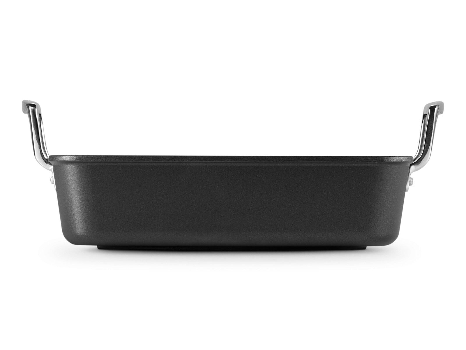 Le Creuset Aluminium-Antihaft Bratreine Signature quadratisch schwarz matt 26cm - Produktbild 2