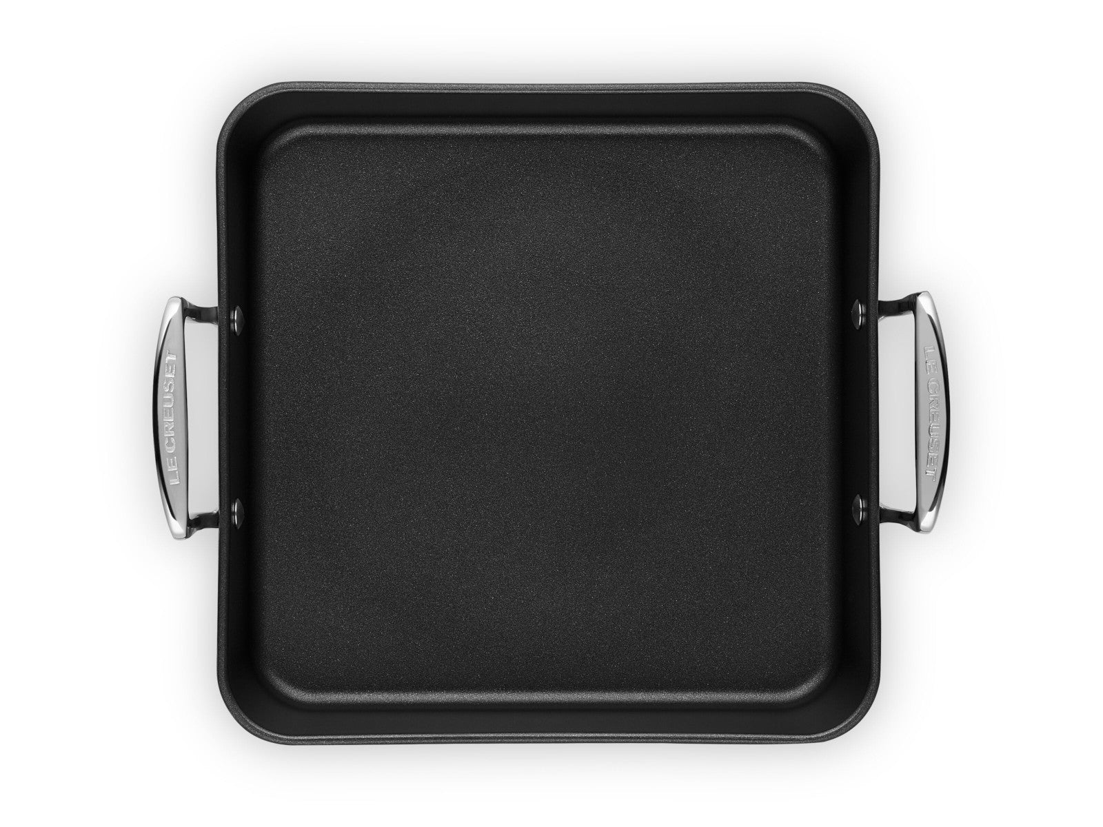 Le Creuset Aluminium-Antihaft Bratreine Signature quadratisch schwarz matt 26cm - Produktbild 4