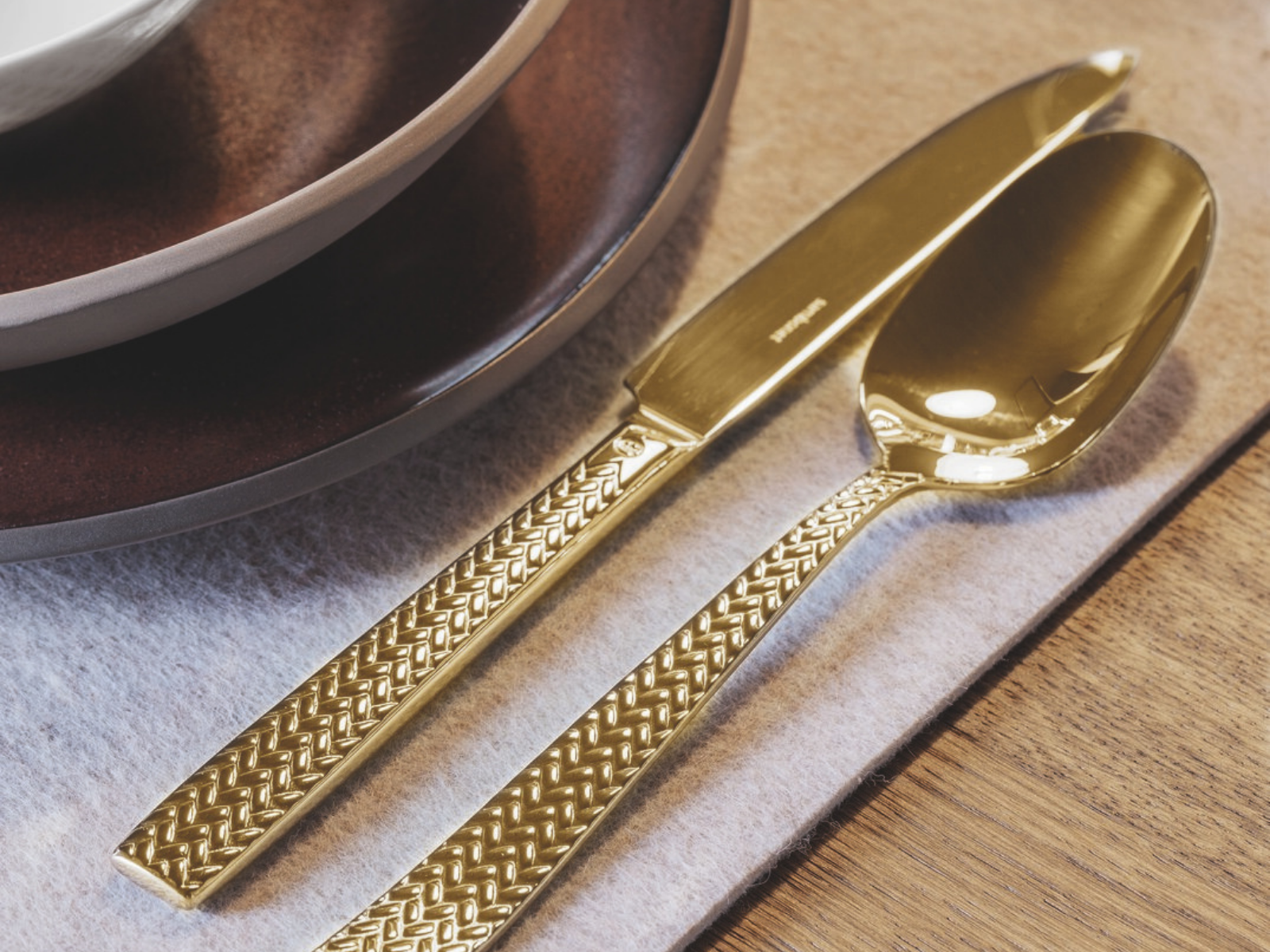 Sambonet Cortina Besteck 24tlg Vh Edelstahl/PVD Gold - Produktbild 4