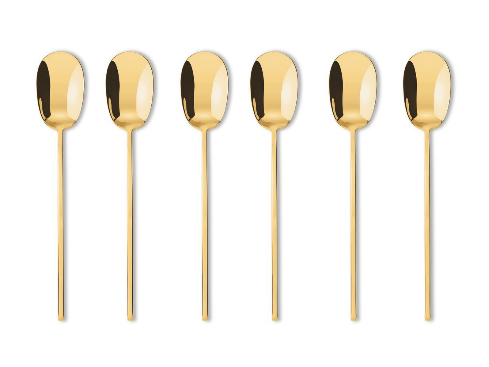 Sambonet 100 Mokkalöffel Set6 Edelstahl/PVD Gold