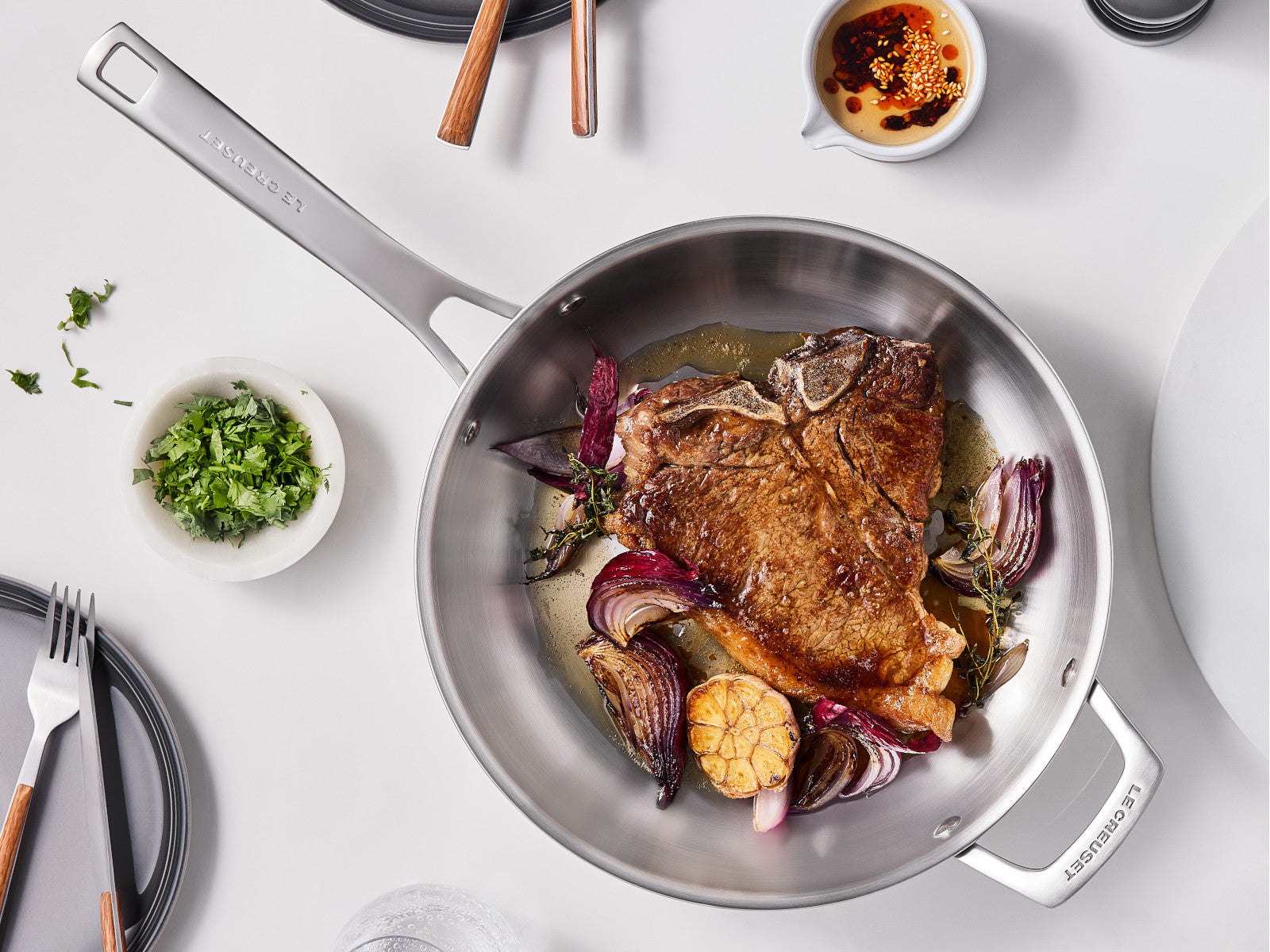 Le Creuset 3-ply Plus Bratpfanne rund 20cm - Produktbild 7