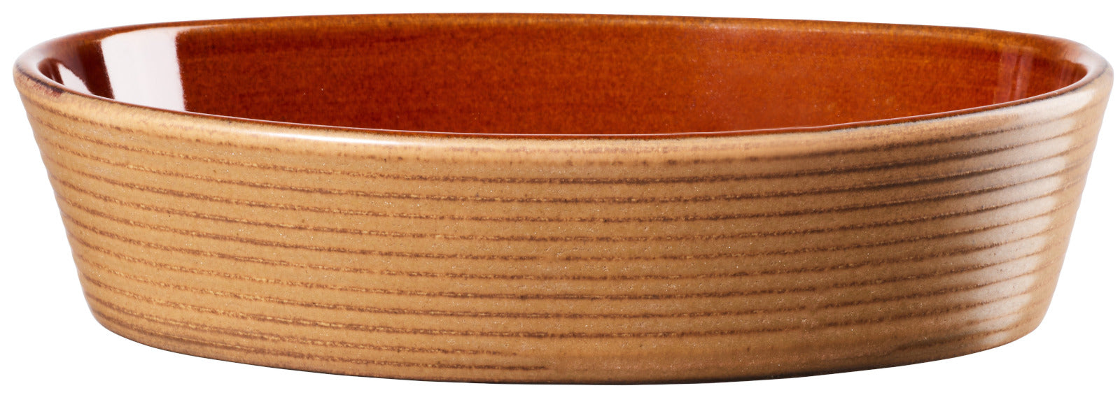 ASA kitchen'art Auflaufform oval brown 20cm