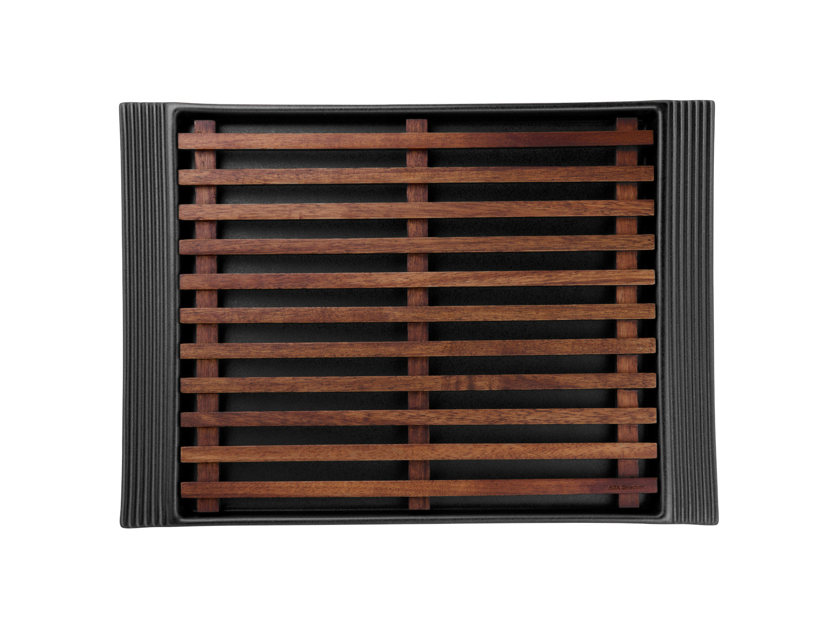 ASA kitchen'art Brotschneidebrett schwarz 42x30x3,3cm - Produktbild 2