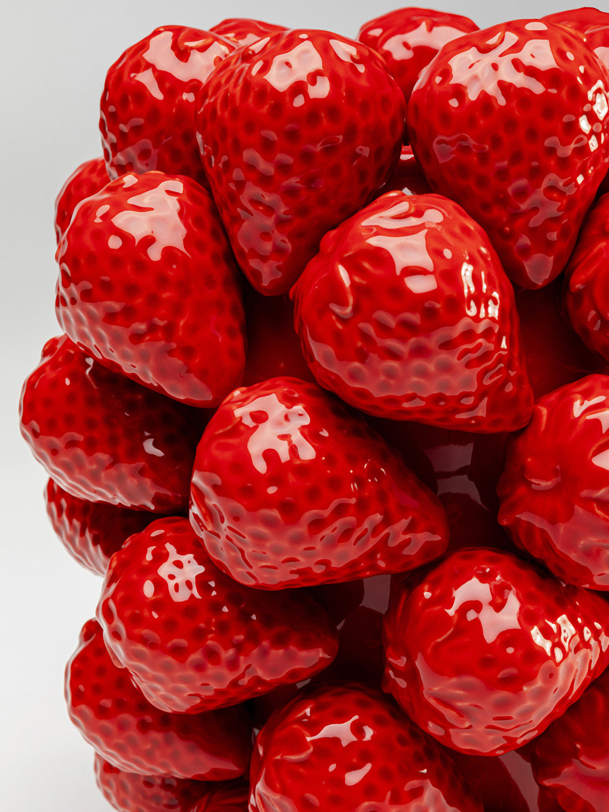 KARE Design Vase Strawberries Rot 24cm - Produktbild 4