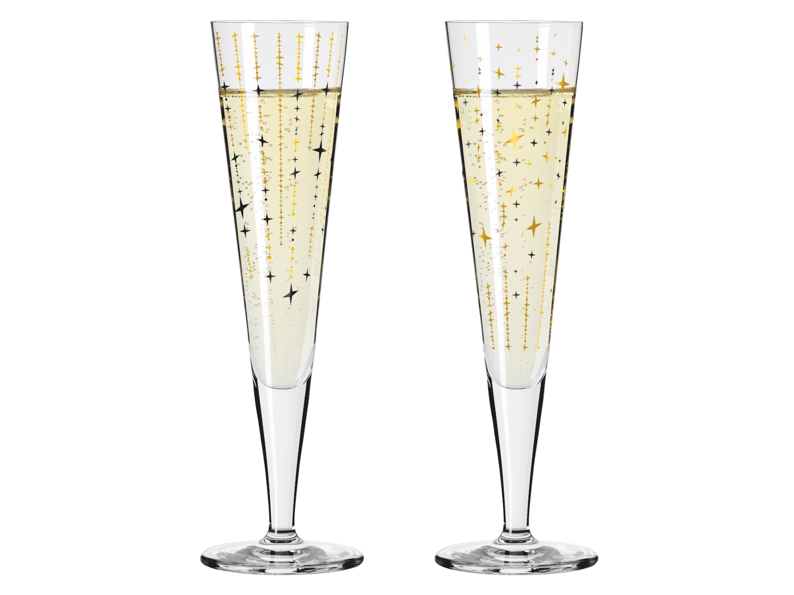 RITZENHOFF Goldnacht Champagnerglas 2er Set (S. Eikler) H24