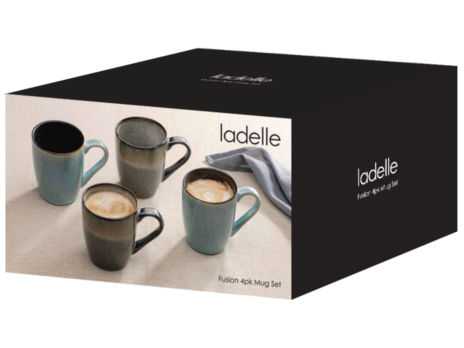 ladelle Fusion mokka Mug 4er Set 10,5cm - Produktbild 2