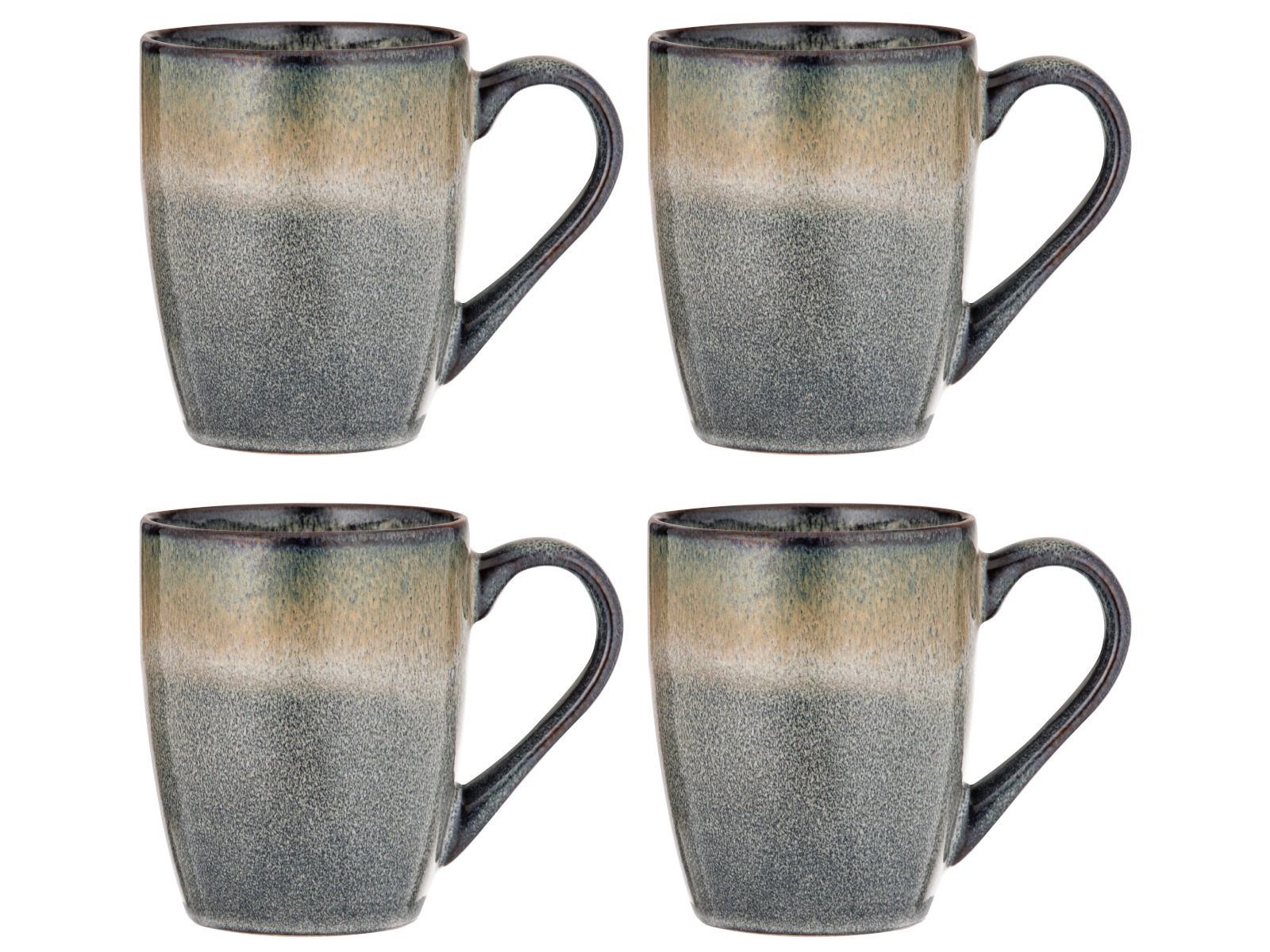 ladelle Fusion mokka Mug 4er Set 10,5cm