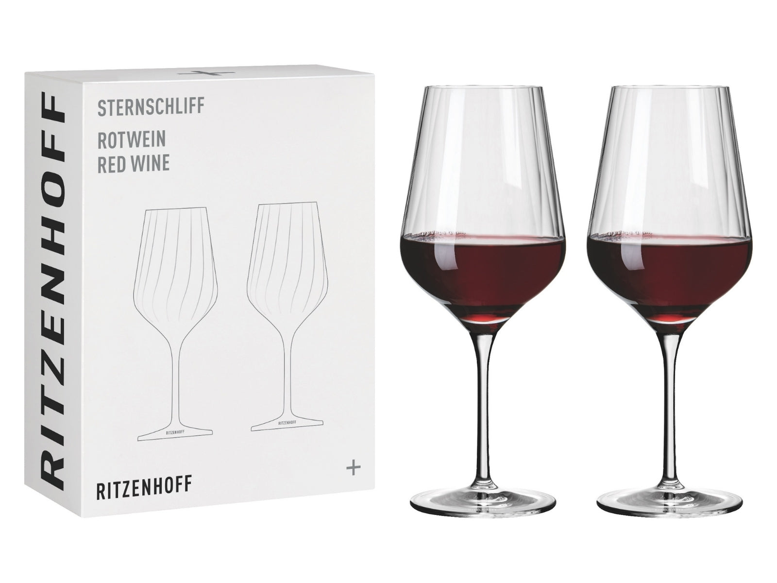 Ritzenhoff Sternschliff Rotwein Set 2tlg Bundle 12