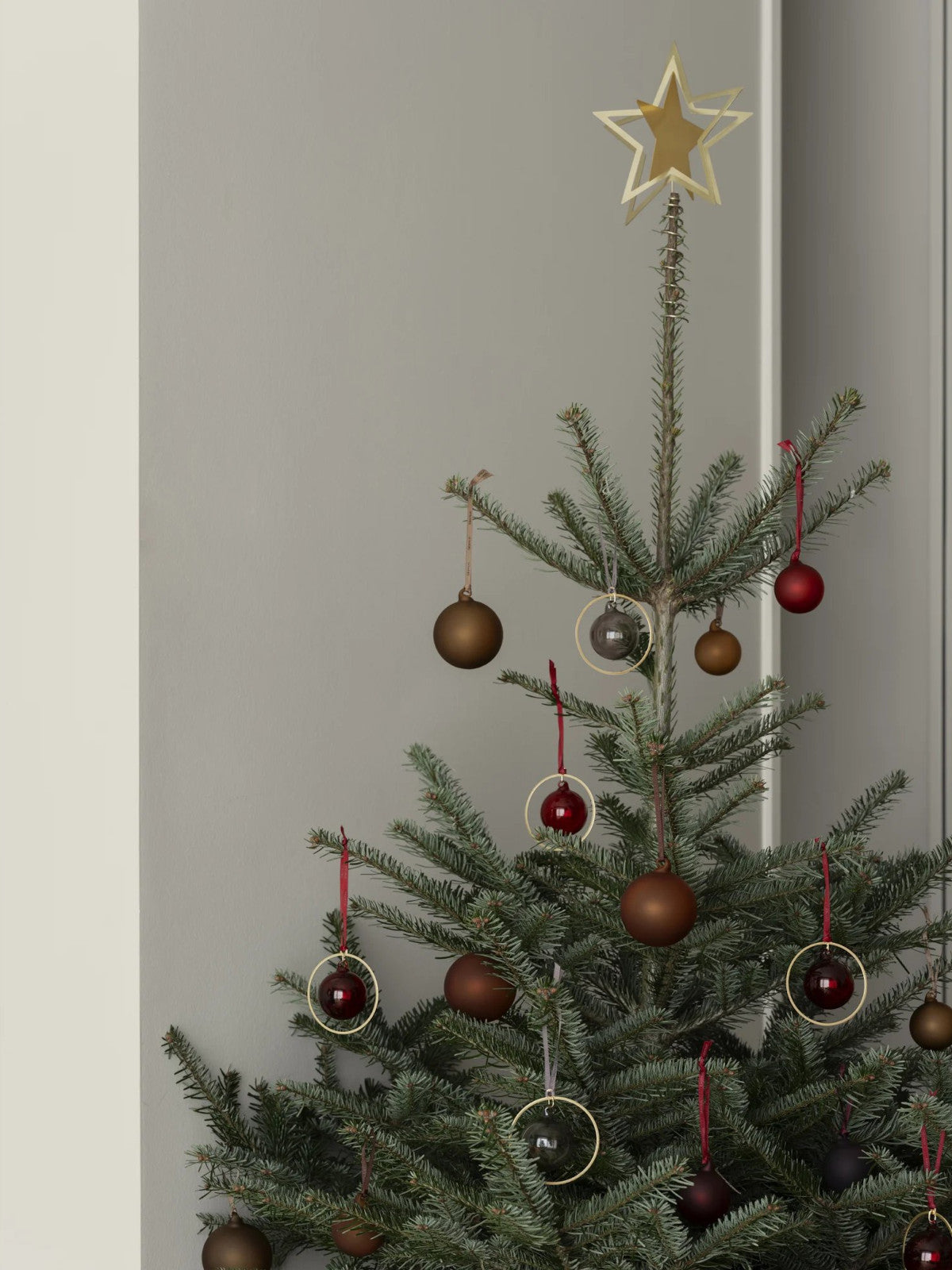 Blomus JUHLA Weihnachtsschmuck M rustic brown 7cm 4tlg - Produktbild 5