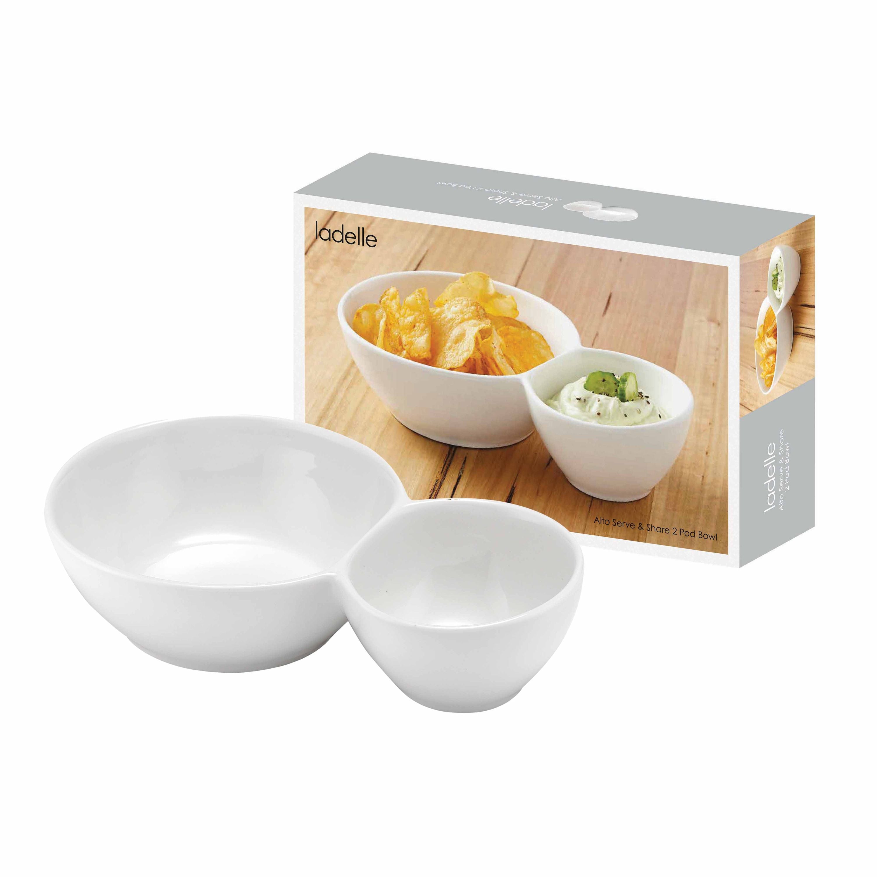 ladelle Alto Serve & Share Schale weiß 2tlg - Produktbild 2