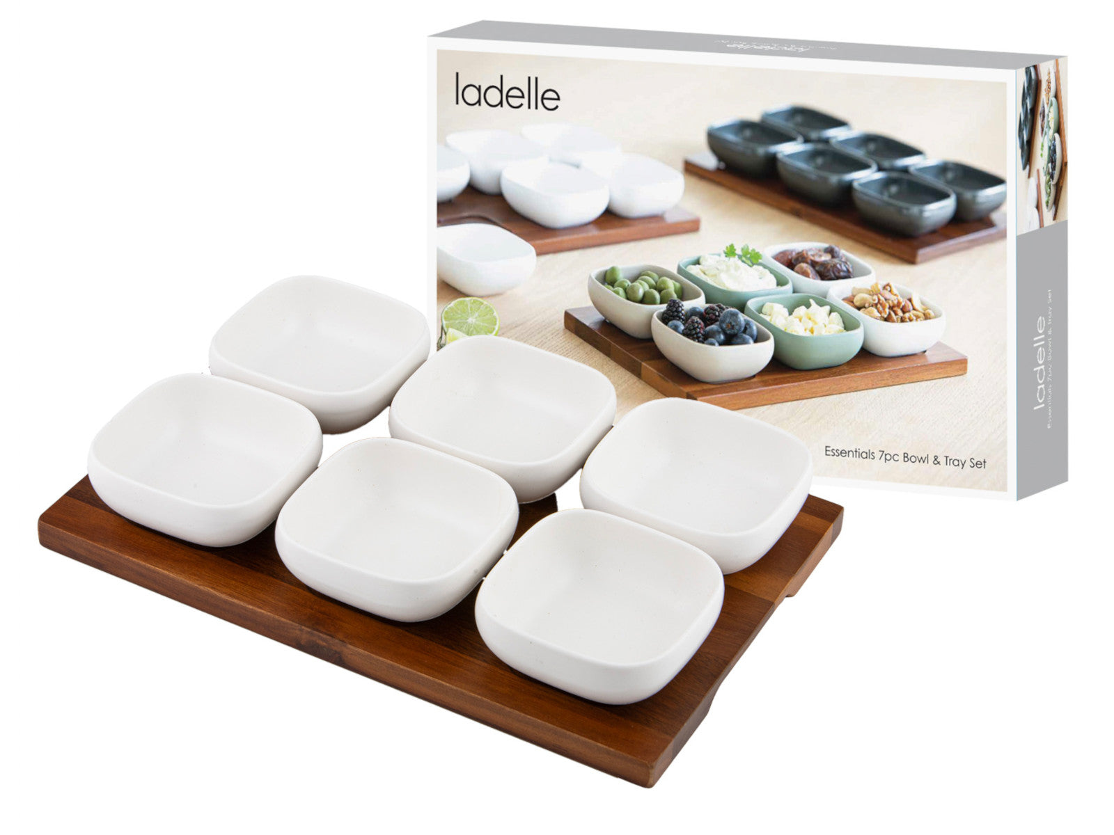 ladelle ESSENTIALS Schalenset weiß 7tlg - Produktbild 2