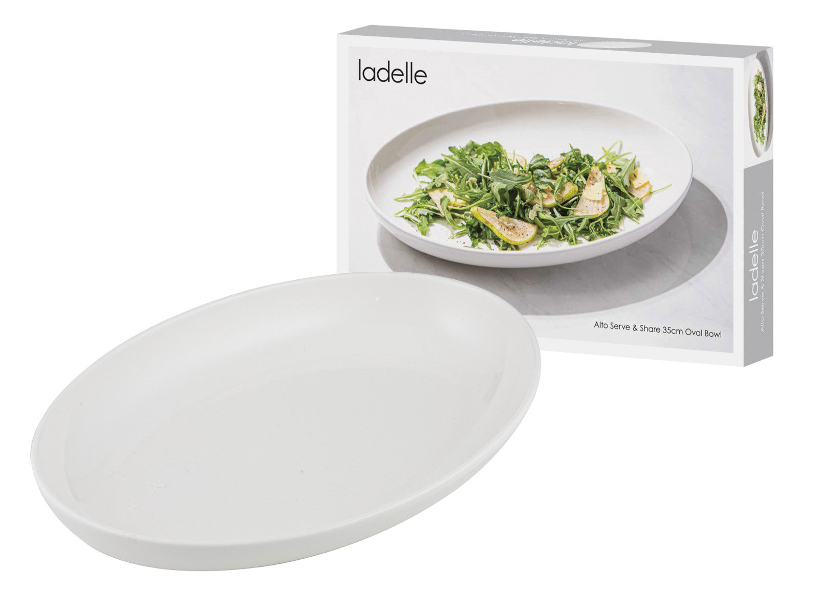 ladelle Alto Serve & Share Schale oval weiß 35cm - Produktbild 2